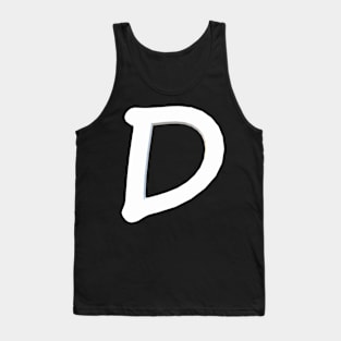 Letter D Tank Top